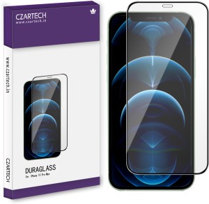 CZARTECH Edge To Edge Tempered Glass for APPLE iPhone 12 Pro Max