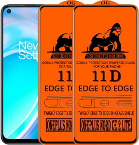 TWIGLO Edge To Edge Tempered Glass for ONEPLUS NORD CE 2 LITE