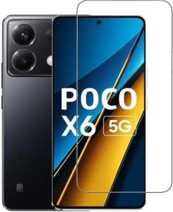 For Xiaomi Poco X6 Pro Glass Xiaomi Poco X6 5G Tempered Glass Full Glue  Cover Screen