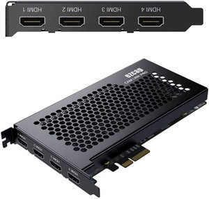 microware Ezcap335 CAM Link PRO Recording Box with 4 HDMI Ports PCIE Video Capture Card Media Streaming Device microware Flipkart