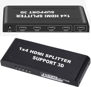 REC Trade 1x4 HDMI Splitter Support 3D 4K Full HD 1080P HDMI