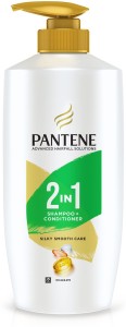 PANTENE Advanced Hairfall Solution, 2in1 Anti-Hairfall Silky Smooth Shampoo & Conditioner Shampoo
