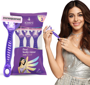 Flexi Body Razors for Women - 3 | Hair Remover for Arms, Underarms, Bikini, Legs, Women