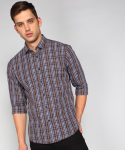 Louis Philippe Sport Men Checkered Casual Multicolor Shirt Buy