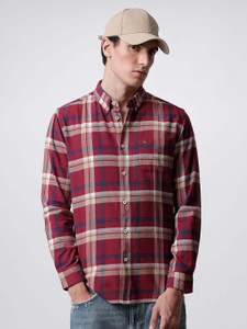 Men Checkered Casual Multicolor Shirt