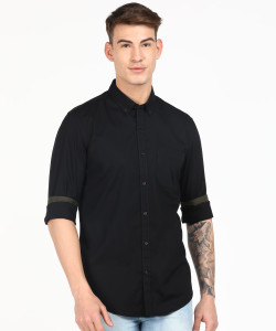 Peter england black hotsell shirt