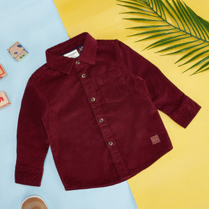 Baby boy burgundy deals dress shirt