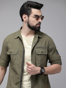 Military green shirt new arrivals outfit