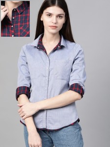 Check Shirts for Women - Buy Ladies Check Shirts Online - Myntra