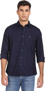 Arrow Sport Men Checkered Casual Blue Shirt