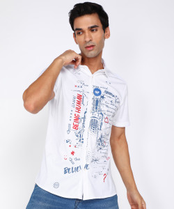 Being human printed on sale shirts