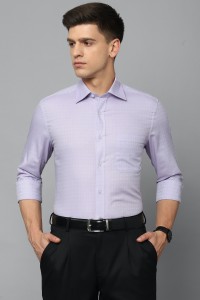 Louis Philippe Casual Formal Shirts : Buy Louis Philippe Men Purple Formal  Shirt Online