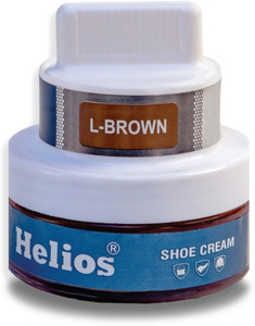 Helios Shoe Cream 48 GM With Applicator L.BROWN Patent Leather Shoe Cream Price in India Buy Helios Shoe Cream 48 GM With Applicator L.BROWN Patent Leather Shoe Cream online at Flipkart