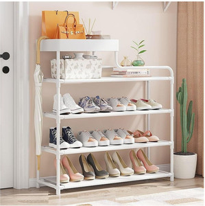 Floor shoe rack store
