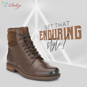 Delize Genuine Leather High Ankle Derby Boots For Men Buy Delize Genuine Leather High Ankle Derby Boots For Men Online at Best Price Shop Online for Footwears in India Flipkart