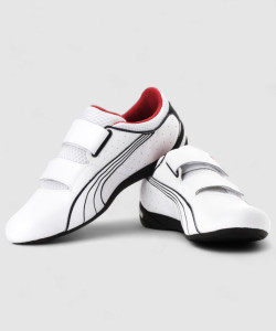 PUMA BMW MS Nyter 2 Velcro Sneakers For Men Buy White Bmw Team Blue Color PUMA BMW MS Nyter 2 Velcro Sneakers For Men Online at Best Price Shop
