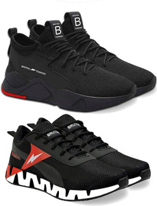BRUTON Combo Pack of 2 Trendy Stylish Sports Shoes Running Shoes For Men Buy BRUTON Combo Pack of 2 Trendy Stylish Sports Shoes Running Shoes