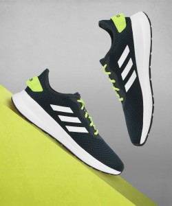 adidas Copa Pure II.4 Turf Soccer Shoes - White, Black & Fluorescent Green  | Evangelista Sports