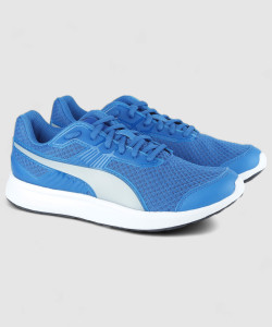 PUMA Escaper Pro Running Shoes For Men Buy Turkish Sea Puma Silver Color PUMA Escaper Pro Running Shoes For Men Online at Best Price Shop Online for Footwears in India