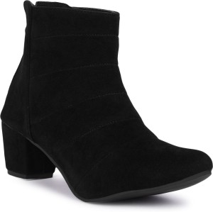 FLEXIFEET Stylish casual partywear women heeled boots Boots For Women