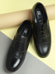 Buy iD Men BLACK Formal Shoes Lace Up For Men Online at Best