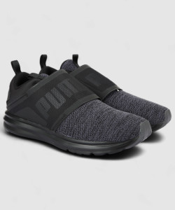 Puma enzo strap knit running shoes deals