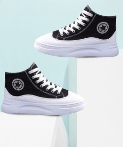 Converse black sale sneakers flipkart