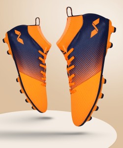 Nivia Crane 2.0 Black Football Shoes, Size: 4 To 11