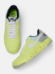 NIKE Nike Men Fluorescent Green AIR FORCE 1 CRATER