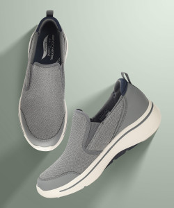 Skechers go walk sales 4 mens silver