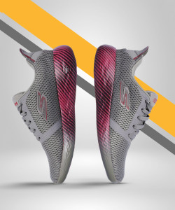 Skechers go run 7 silver top