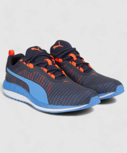 PUMA Flare 2 Dash Running Shoes For Men Buy French Blue Peacoat Orange Clown Fish Color PUMA Flare 2 Dash Running Shoes For Men Online at Best Price