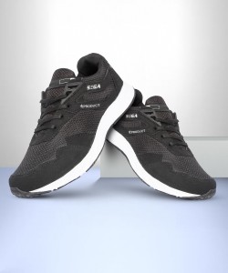 SEGA Black-Marathon Running Shoes For Men