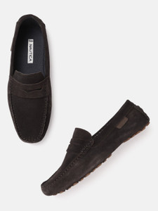 NAUTICA Nautica Men Coffee Brown Solid Leather Driving Shoes Loafers For Men Buy NAUTICA Nautica Men Coffee Brown Solid Leather Driving Shoes Loafers For Men Online at Best Price Shop