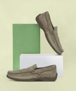 Woodland khaki moccasins store