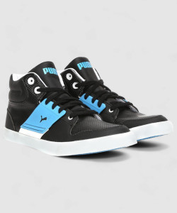 PUMA El Ace 2 Mid PN II DP Mid Ankle Sneakers For Men Buy black horizon blue Color PUMA El Ace 2 Mid PN II DP Mid Ankle Sneakers For Men Online at Best Price Shop Online for Footwears in India Flipkar...