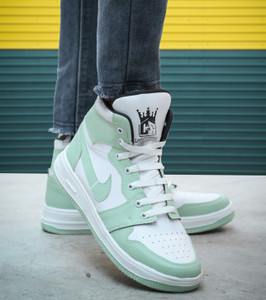 Cool And Creative Sneakers For Men Jordan Shoes White Green Sneakers For Men Buy Cool And Creative Sneakers For Men Jordan Shoes White Green Sneakers For Men Online at Best Price Shop