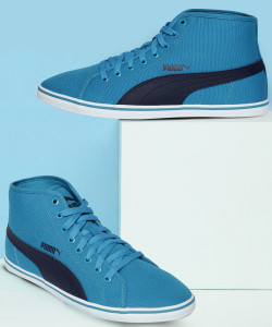 PUMA Elsu v2 Mid CV DP Mid Ankle Sneakers For Men Buy blue Jewel peacoat Color PUMA Elsu v2 Mid CV DP Mid Ankle Sneakers For Men Online at Best Price
