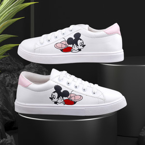 Bootco Mickey Shoes for Women Girls Casual Printed Party Wear