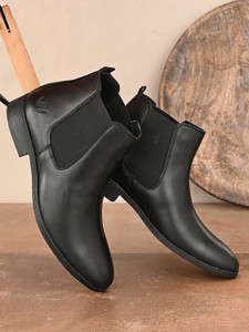 Mens black waterproof chelsea boots cheap