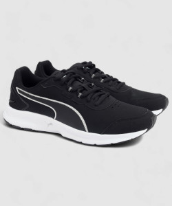 PUMA Descendant v4 SL Running Shoes For Men Buy Puma Black Puma Silver Color PUMA Descendant v4 SL Running Shoes For Men Online at Best Price Shop Online for Footwears in
