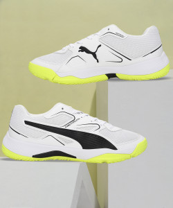 Puma badminton shoes new arrivals flipkart