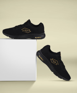 Lotto black cheap shoes price