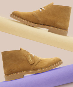 Clarks desert boots mens yellow deals