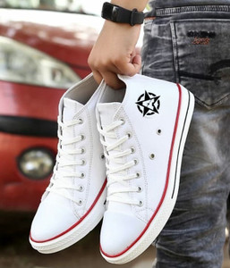 Canvas shoes clearance in white colour