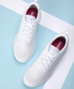 Skechers go walk joy paradise white top