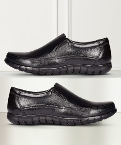 KANPROM Leather Shoes without Laces Formal Slip On For Men Buy