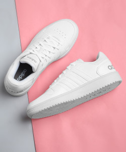 Adidas hoops 2.0 white womens clearance