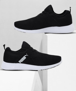 Puma black shoes flipkart outlet