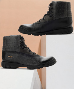 WOODLAND Men Boots For Men Buy Black Color WOODLAND Men Boots